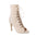 Women's Open Toe Suede Lace Up Dance Boots