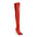 Women's Red Patent Open Toe Dance Boots