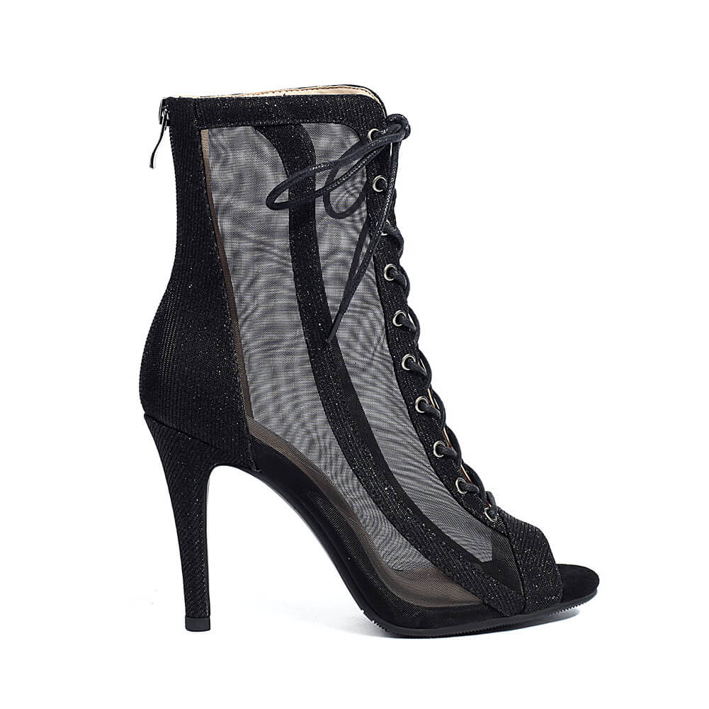 Sandali con punta aperta e tacco a spillo da donna